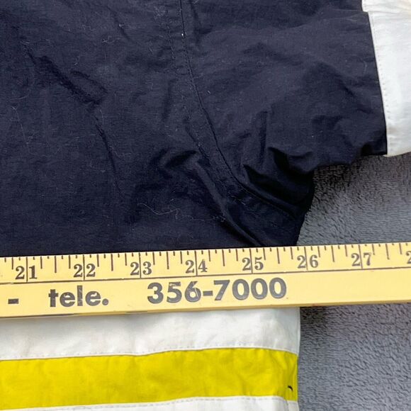 Vintage Adidas Puffer Jacket Coat Y2K Mens XL Black Logo Full Zip Quilted 90s - Picture 4 of 11